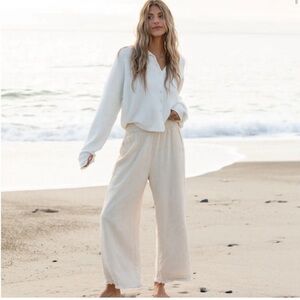 Solai the Label Linen-Blend Luca Pants